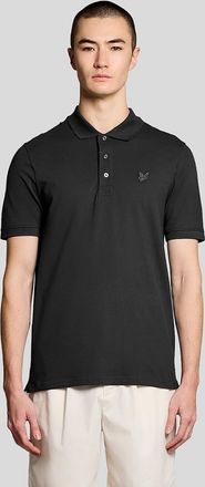 Lyle & Scott Lyle And Scott Mens Superfine Cotton Polo Shirt - Black - Size: 40