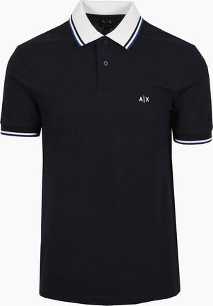 A|X Armani Exchange Mens ARMARNI EXCHANGE POLO SHIRT DEEP NAVY - Size: 42