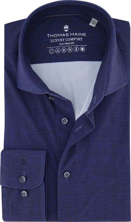 Thomas Maine overhemd Thomas Maine Tailored Fit donkerblauw