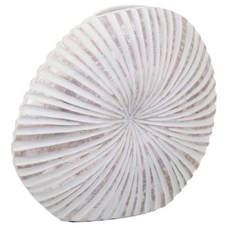 Wanderlust Deco Wanderlust Deco - Jarr&oacute;n De Poliresina Blanco 38x13,5x35