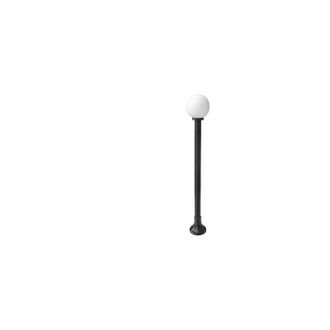 Fabrilamp Fabrilamp - Piccolo lampione da esterno abanto 1xe27 nero ip44 130x20x20x20 cm