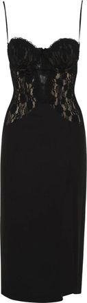 Aniye By Tahlia Lange Bustier Jurk - Dames - Feestkleedjes - Zwart - S - Polyester - Kleedjes