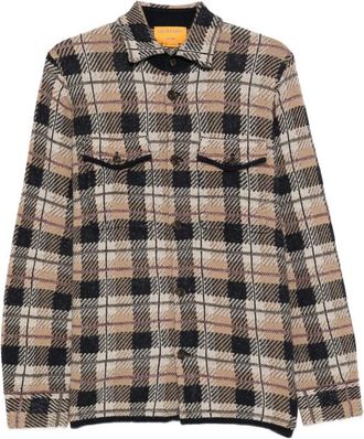 Guest In Residence Check-pattern Overshirt