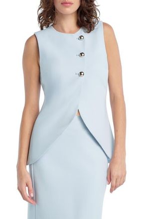 Favorite Daughter The Rachel Asymmetric Vest in Sky Blue at Nordstrom, Size X-Small