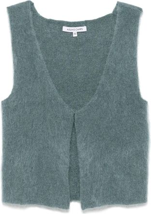 Aisling Camps Brushed Knitted Top - Womens - Kid Mohair/Polyamide/Wool