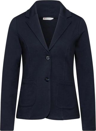 Street One Klassieke Blazer Lange Mouwen - Dames - Blazers - Blauw - L - Jassen