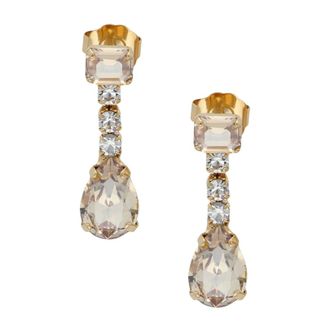 Lott. Gioielli CE SW Oorbel String MET Druppel S - Dames - Oorbellen - Geel - ONE Size - Accessoires