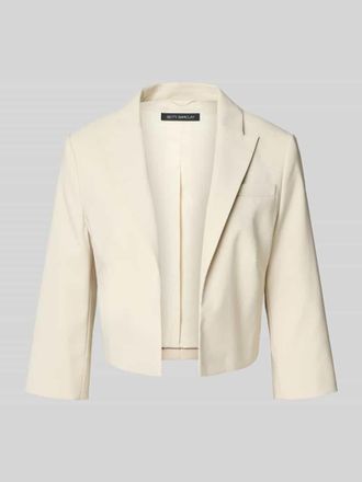 Betty Barclay Cropped Blazer mit 3/4-Arm in Sand, Gr&ouml;&szlig;e 42