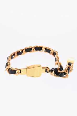 Balmain Cintura in Pelle a VIta Bassa con Catena Balmain