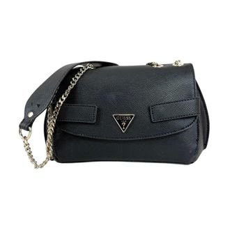 Guess Shoulder Bags, female, Black, Size: ONE SIZE Serenova Convertible Xbody Flap