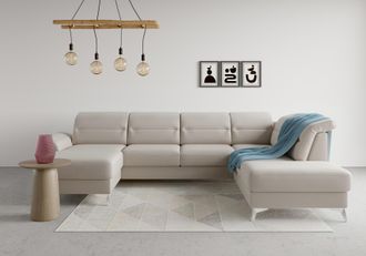 Sit&more Wohnlandschaft &raquo;Sinatra U-Form&laquo; optional mit Kopfteilverstellung und Armteilfunktion etc