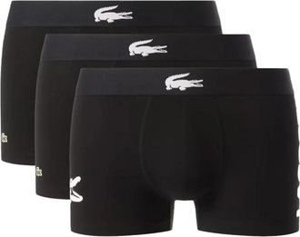 Lacoste Tripack Boxer Coton Stretch - Heren - Onderbroek - Zwart - XL - Katoen - Ondergoed