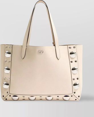 Valentino Garavani nellc&ocirc;te leather tote bag