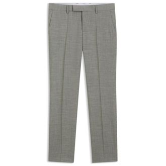 BOSS Slim-fit pants in melange stretch fabric