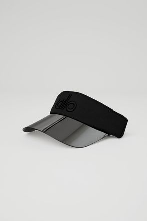 Alo | Airlift Solar Visor Hat in Black