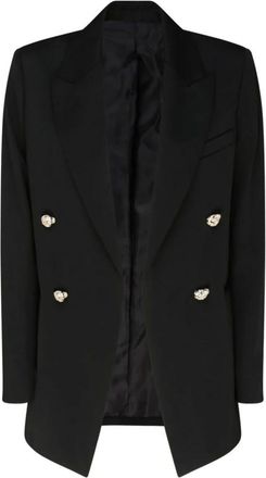 Lanvin Dames, Jassen, Zwart, Maat: XS Wol