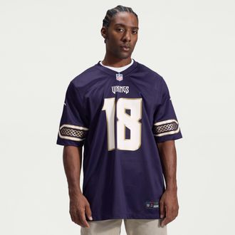 Nike Justin Jefferson Minnesota Vikings Rivalries Collection Nike Mens NFL Game Jersey in Purple | 67NM0JFK9MF-NLK
