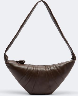 Christophe Lemaire Bolso al hombro Croissant Medium de piel