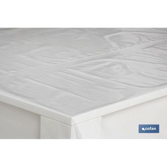 cofan Rollo Protector Cristal 15 Micras 1.4mx 50 M, Rollo De Mantel Flexible 100 % Pvc Utilizado Como Protector Para La Mesa. Disponible En Las Siguientes M