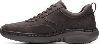 Clarks Mens ClarksPro Lace Sneaker, Dark BRN Tumbled, 10 UK