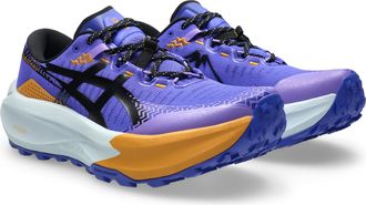 Asics Trailrunningschuh ASICS TRABUCO MAX 5, Herren, Gr. 42,5, cobalt burst, schwarz, Synthetik, Textil, Schuhe Trailrunningschuh