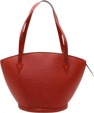 Louis Vuitton Pre-owned Handbags, female, Red, Size: ONE SIZE Pre-owned Vintage Leather Handbag