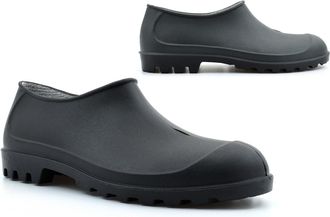 Generic Womens/Mens Garden Shoes Size 6 Womens Wellie Shoes Size 8 Mens Gardening Shoe Ladies Slip On Welly Gardener Shoe Sizes 3-11 Green/Black 10 UK