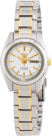 Seiko Automatic White Dial Ladies Watch SYMK19J1