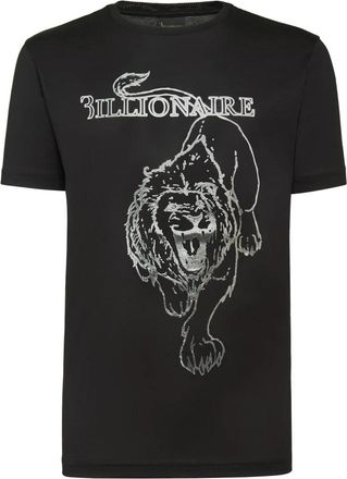 Billionaire Boys Club T-shirt Round Neck SS Lion - Heren - T-shirts - Zwart - XS - Katoen - Tops