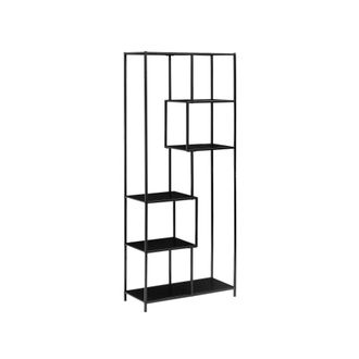 Klast Estanter&iacute;a alta de metal negro 77 cm x 185 cm