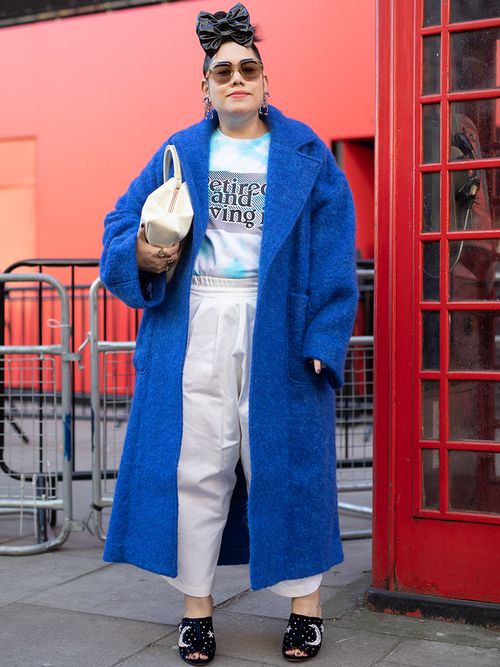 london fashion week, pantone colour of the year, pantone color of the year 2019, plus size style, plus size street style, plus size street style london fashion week