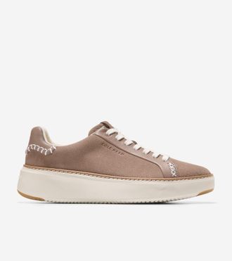 Cole Haan Womens GrandPr&oslash; Topspin Sneakers - Beige Size 5.5