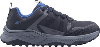 Avenger Mens Aero Trail Composite Toe Shoe In Black/blue