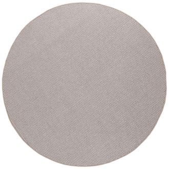 vidaXL Alfombras De &Aacute;rea Redondo Lugo Crema Y Taupe &Oslash; 120 Cm Poli&eacute;ster Vidaxl