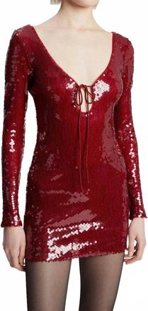 Bardot Verona Mini Dress In Red
