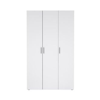 Calicosy Armario con 3 puertas decoraci&oacute;n roble y blanco brillante H200,9 cm