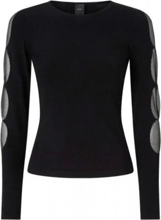 Pinko Long Truien - Dames - Longsleeves - Zwart - M - Tops