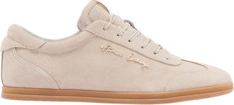 A|X Armani Exchange U6223 Leather Sneaker - Heren - Sneakers - Beige - 40 EU - Leer - Schoenen