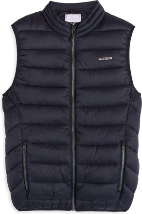 Freddy Gilet trapuntato con collo alto e zip doppio cursore