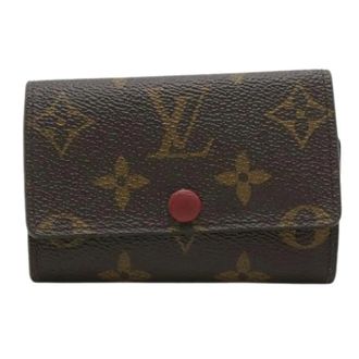 Louis Vuitton Pre-owned Wallets, female, Brown, Size: ONE SIZE Pre-owned Monogram Multicles 6 Key Case