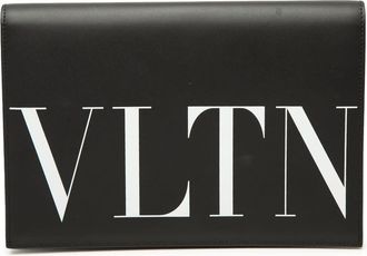 Valentino Pre-owned Valentino Leather VLTN Flap Clutch Ladies OLSWRUOLK4YT6V7J