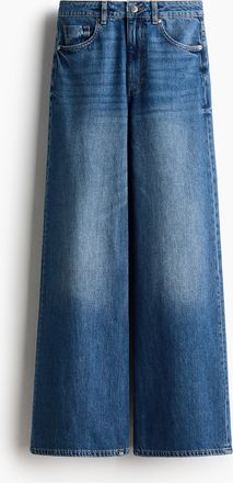 H&M Wide Ultra High Jeans - Blue