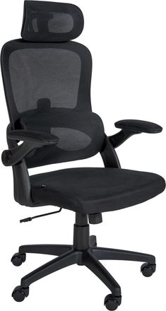Clp Silla de oficina giratoria regulable en Microfibra Negro
