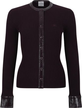 Courr&egrave;ges Courreges Sweaters - Dames - Vesten - Rood - M - Truien & Vesten