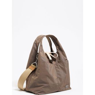 Bimba & Lola Small Nylon Paper Bag in Mink at Nordstrom