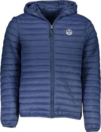 North Sails Blauwe Polyamide Maritieme Jas - Heren - Winterjassen - Blauw - 2XL - Jassen
