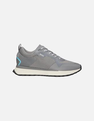 HUGO BOSS Mens Hugo Boss Mens Grey Jonah Runn Trainers - Size: 11