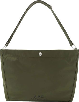 A.P.C. Recycled Fabric Adjustable Strap Shoulder Bag