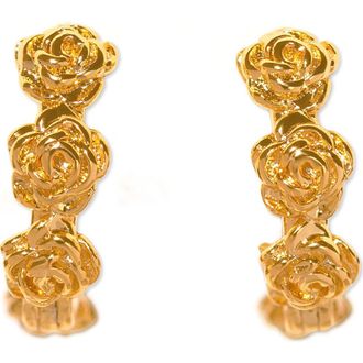 Girls Crew Dolce Vita Rose Huggie Hoop Earrings in Gold at Nordstrom