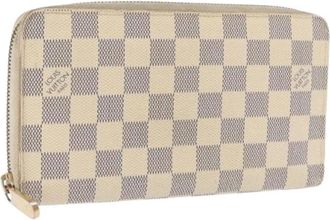 Louis Vuitton Pre-owned Wallets, female, White, Size: ONE SIZE Pre-owned Canvas Wallet